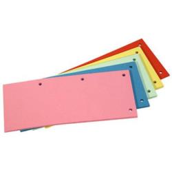 PRZEKŁADKI  1/3 A-4 DATURA Przekładka kartonowa DATURA 1/3 A4 (100) mix