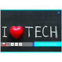 BLOK TECHNICZNY A-4 BIAŁY INTERDRUK BLK8080