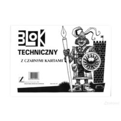 BLOK TECHNICZNY A-4 CZARNY