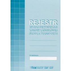 DRUK REJESTR MYCIA I DEZYN KOMORY H-91-3