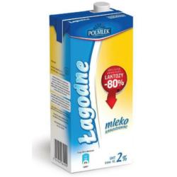 MLEKO UHT 2% 1L BEZ LAKTOZY POLMLEK