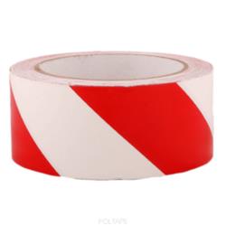 TAŚMA OSTRZEGAWCZ . BIAŁO-CZERWONA 100m